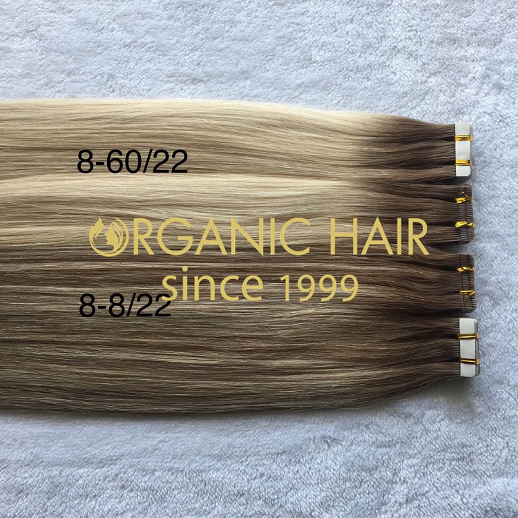 High quality balayage color tape in extension hair on sale I13